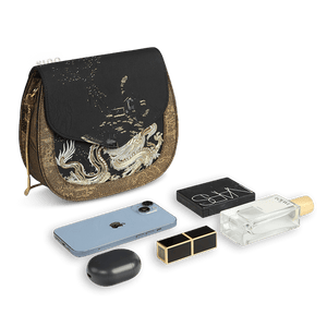 Saddle Loong Embroidered Bag – Ultra-Light 216g, Recycled Fabric & Hualuo Silk - SinoCultural -- GD1206