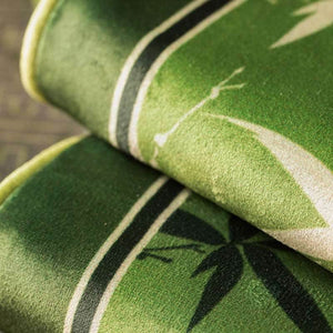 Chinoiserie Elegant Green Bamboo Table Runner - SinoCultural -- TR009GN160