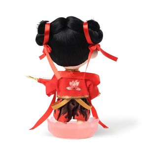 Back view of 9-inch Nezha Chinese doll.
