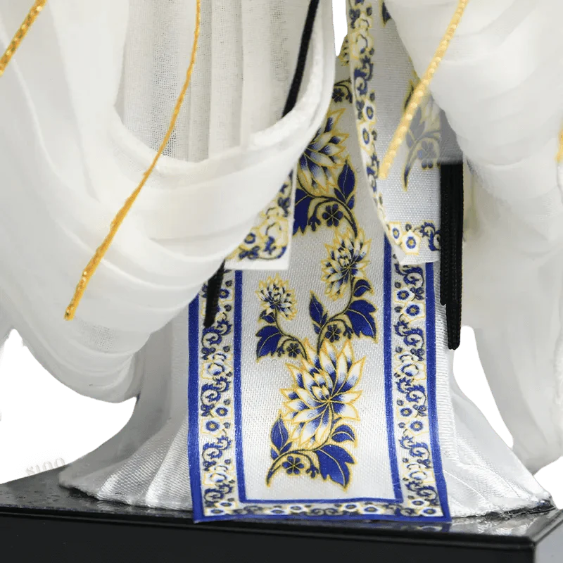 9-Inch Handmade Chinese Doll – Peking Opera Legendary White Snake Collectible - SinoCultural -- XJP0903