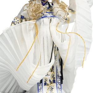 9-Inch Handmade Chinese Doll – Peking Opera Legendary White Snake Collectible - SinoCultural -- XJP0903