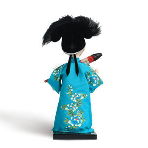 9-Inch Handmade Chinese Doll – Peking Opera Xu Xian (Young Scholar) Collectible - SinoCultural -- XJP0905