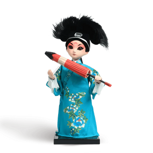 9-Inch Handmade Chinese Doll – Peking Opera Xu Xian (Young Scholar) Collectible - SinoCultural -- XJP0905