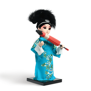 9-Inch Handmade Chinese Doll – Peking Opera Xu Xian (Young Scholar) Collectible - SinoCultural -- XJP0905