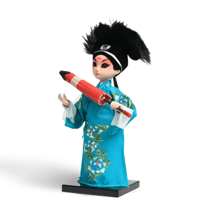 9-Inch Handmade Chinese Doll – Peking Opera Xu Xian (Young Scholar) Collectible - SinoCultural -- XJP0905