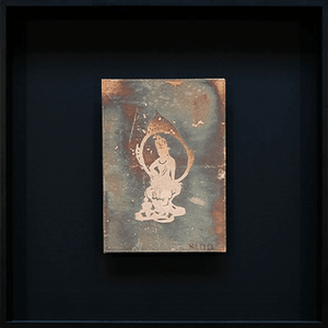 Intangible Heritage Dunhuang Foil Burning Handcrafted Wall Art - SinoCultural -- JN1105-A1