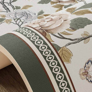 Chinoiserie Diatomite Absorbent Quick-Dry Non-Slip Round Coaster - SinoCultural -- TM026A16