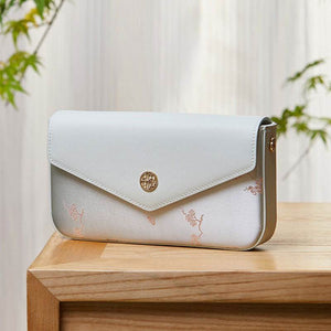 Brocade Jacquard Chic Elegant Lady Blue Evening Clutch Bag - SinoCultural -- P120646004LG-1