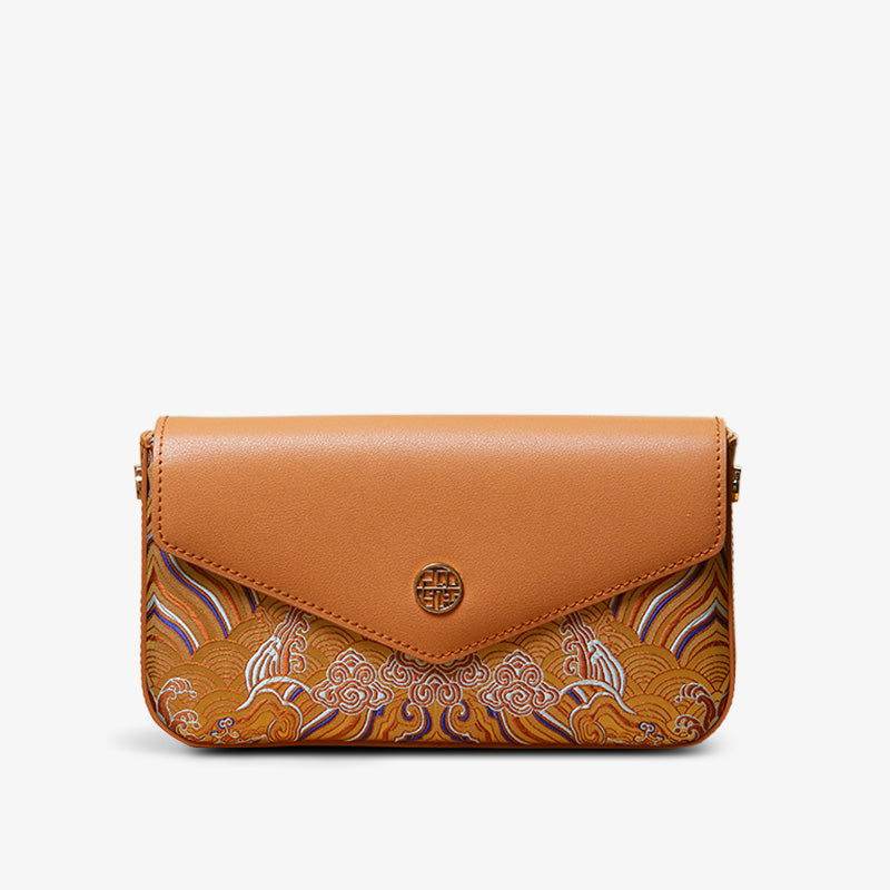 Brocade Jacquard Chic Elegant Lady Clutch Bag - SinoCultural -- P120646004BN-1