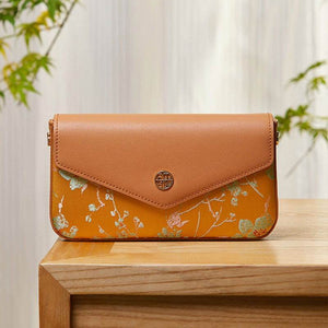 Brocade Jacquard Chic Elegant Lady Clutch Bag - SinoCultural -- P120646004BN-1
