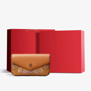 Brocade Jacquard Chic Elegant Lady Clutch Bag - SinoCultural -- P120646004BN-1