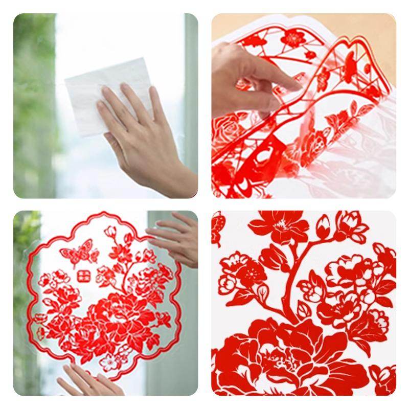 Chinese New Year Decorations Spring Festival Window Clings - SinoCultural -- CNY003