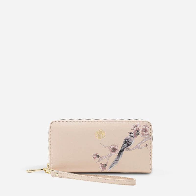 Chinese Aesthetic Original Print Women's Compact Wallet - SinoCultural -- PWCD187-2