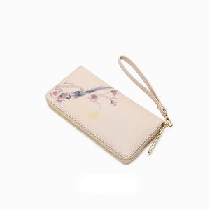 Chinese Aesthetic Original Print Women's Compact Wallet - SinoCultural -- PWCD187-2