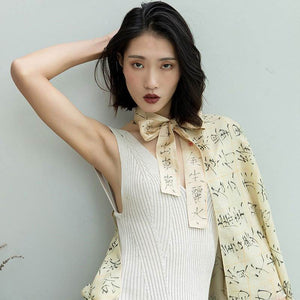 Mulberry Silk 16 Momme Narrow Scarf for Elegant Accessories 140x5cm - SinoCultural -- LS009