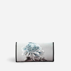 Chinese Handcraft Embroidery Floral Slim Handheld Wallet - SinoCultural -- PWCD198-1