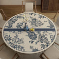 Chinoiserie Blue and White PVC Round Table Mat - SinoCultural -- TM018A50