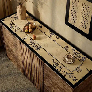Chinoiserie Buffet & Sideboard Mat Leather Protective Pad - SinoCultural -- TM032A3090