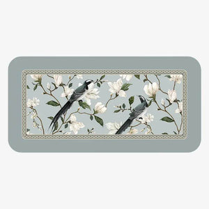 Chinoiserie Kitchen & Bathroom Counter Leather Placemat - SinoCultural -- TM047A1414