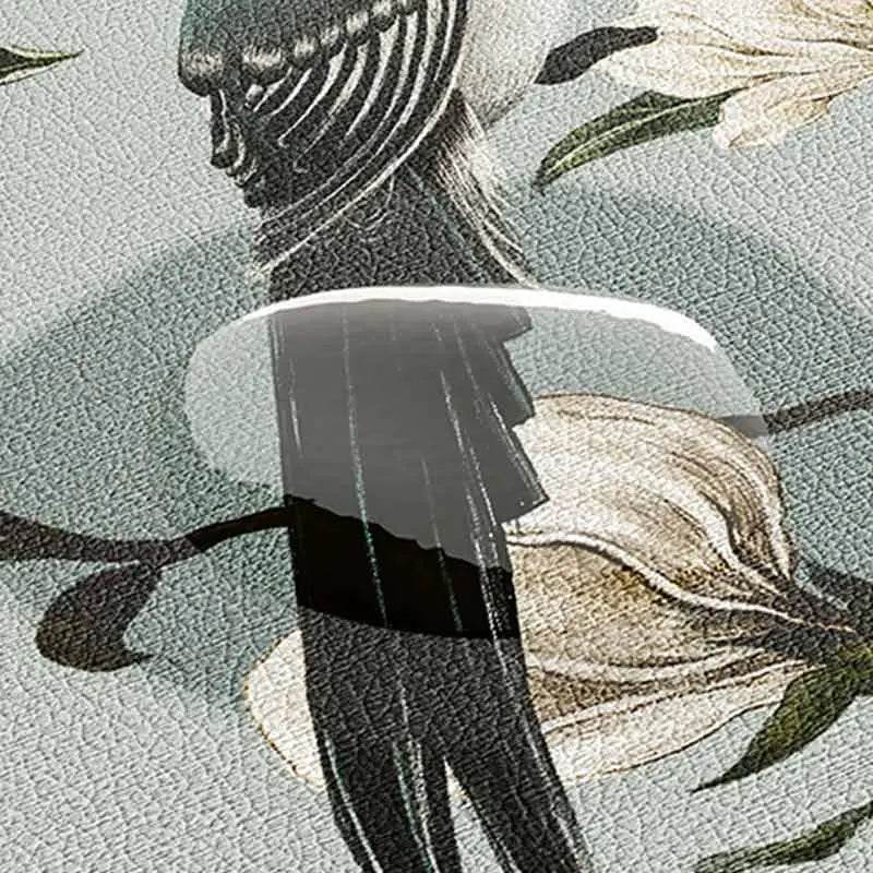 Chinoiserie Kitchen & Bathroom Counter Leather Placemat - SinoCultural -- TM047A1414