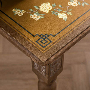 Chinoiserie Leather Waterproof Oil-proof Dining Table Mat - SinoCultural -- TM012A6060