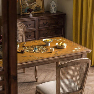 Chinoiserie Leather Waterproof Oil-proof Dining Table Mat - SinoCultural -- TM012A6060