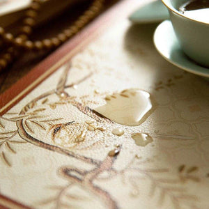 Chinoiserie Springtime Floral and Bird Classical Table Mat - SinoCultural -- TM019A6060