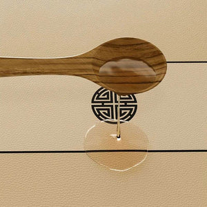Chinoiserie Stain Resistant Rectangular Leather Table Mat - SinoCultural -- TM017A6060