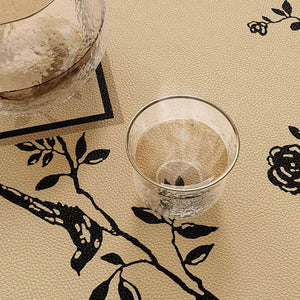 Chinoiserie Wash-free Waterproof & Oil-proof Round Table Mat - SinoCultural -- TM014A50