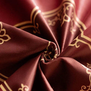 Chinoiserie Wedding Celebration Red Rectangular Chinese Pattern Tablecloth - SinoCultural -- TC019R85