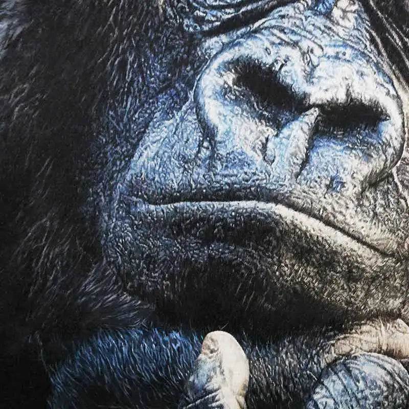 Contemplative Gorilla - SinoCultural -- W0150