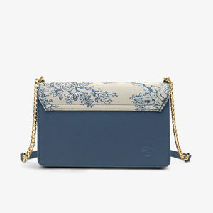 Embroidery Leather Chain Shoulder Bag Sacred Tree Handbag - SinoCultural -- SC1628-A2