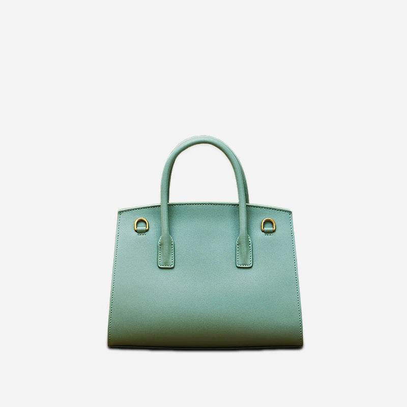 Embroidery Leather Elegant Birkin Handbag Cloud Mountain - SinoCultural -- P120659-1