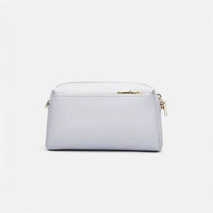 Embroidery Leather Purple Bauhinia Hand Clutch Wallet - SinoCultural -- P220276
