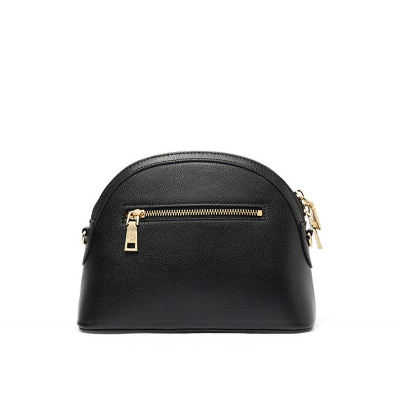 Embroidery Leather Shoulder Bag High Luxury Royal Gold Peony - SinoCultural -- P210079