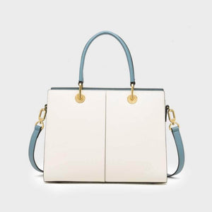 Embroidery Leather Tote Crossbody Bag Tricolor Deer - SinoCultural -- SC1068-A2