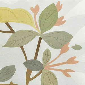 Mulberry Silk Elegant Floral Silk Chiffon Scarf 87 x 87 cm & 175 x 107 cm - SinoCultural -- LS036-1