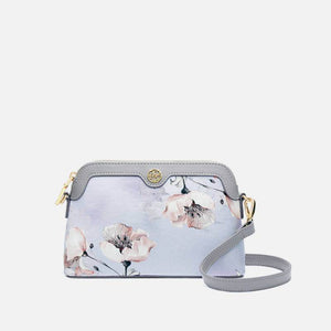 Mulberry Silk Handcrafted Flower Clutch Bag Women Wallet Eveing Purse - SinoCultural -- P170029-B