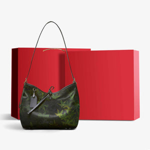 Xiangyunsha Silk Large-Capacity Green Tote Bag - SinoCultural -- P270606