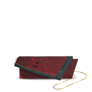 Ultra-Light Envelope Clutch Handbag in Recycled Fabric with Hualuo Silk 216g - SinoCultural -- GD1202