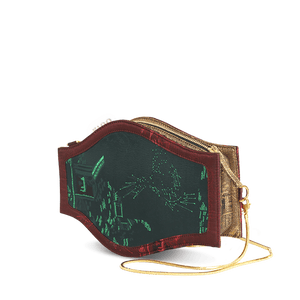 Ultra-Light Water Bottle-Shaped Song Brocade Vintage Style Crossbody Bag 164g - SinoCultural -- GD1204