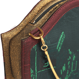 Ultra-Light Water Bottle-Shaped Song Brocade Vintage Style Crossbody Bag 164g - SinoCultural -- GD1204