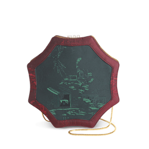 Ultra-Light Hexagonal Eco-Friendly Fabric Vintage Style Crossbody Bag 194g - SinoCultural -- GD1205