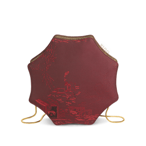 Ultra-Light Hexagonal Eco-Friendly Fabric Vintage Style Crossbody Bag 194g - SinoCultural -- GD1205