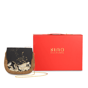 Saddle Loong Embroidered Bag – Ultra-Light 216g, Recycled Fabric & Hualuo Silk - SinoCultural -- GD1206