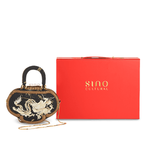 Ruyi Loong Embroidered Tote Bag – Ultra-Light 205g,Recycled Fabric & Hualuo Silk - SinoCultural -- GD1210