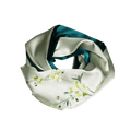 Handcrafted Embroidery Silk Scarf Luxurious 16 Momme Design 155x35cm - SinoCultural -- HYFSJ001-2