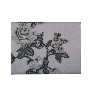Handcrafted Su Embroidery Cashmere Scarf Premium Quality 200x60cm - SinoCultural -- HYFSJ012-1