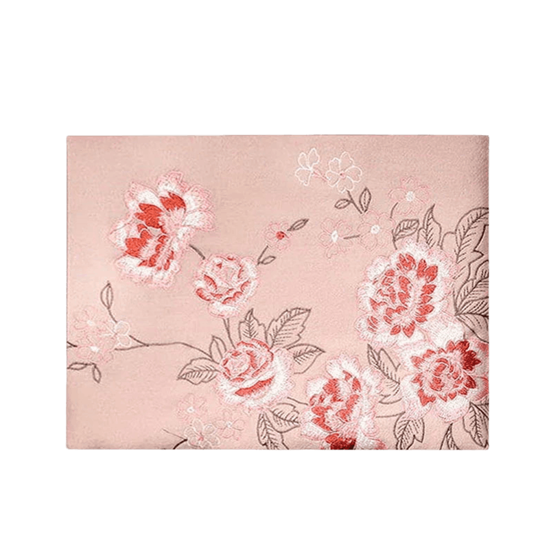 Handcrafted Su Embroidery Cashmere Scarf Premium Quality 200x60cm - SinoCultural -- HYFSJ012-1