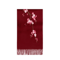 Handcrafted Su Embroidery Cashmere Scarf Luxury 190x30cm - SinoCultural -- HYFSJ017-5